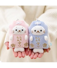 Mother garden しろたん お守りキーホルダー 《水色》 単品