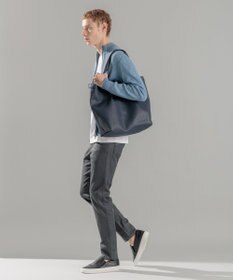 JOSEPH HOMME  新柄【洗える】シルクバルキー　　ハイネックジップアップニット