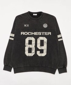 WEGO 【ユニセックス着用ITEM】ケミカルウォッシュナンバリングプルオーバー