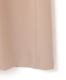 BEIGE， 【洗える】FLEUR / ニットコンビハイネックノースリーブドレス