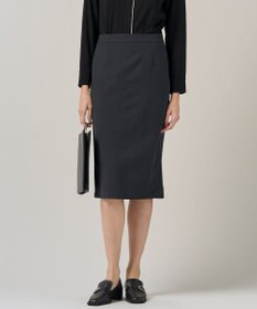 ICB 【UVカット・洗える】ウール2WAYストレッチ タイトスカート