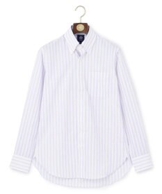 J.PRESS MEN 【PREMIUM PLEATS / 形態安定】ダッパーストライプシャツ / B.D.