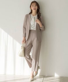 ANY SIS L 【洗える】バイカラーラッフルボウ ブラウス