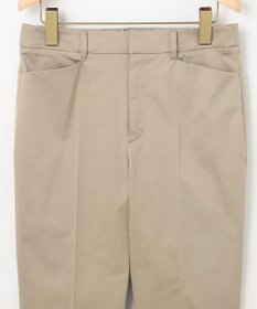 組曲 【WEB限定】サテンストレッチ クロップドパンツ