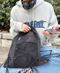 WEGO 【ユニセックス着用ITEM】コードデザインナップサック