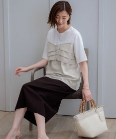 23区 【洗える】ヴィスコースストレッチ タイトスカート