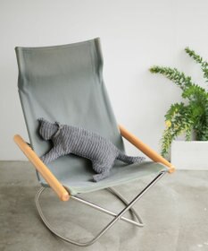 LOOM&SPOOL GRA綿毛布猫抱き枕