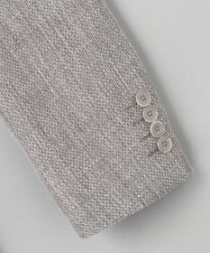 GOTAIRIKU 【DORMEUIL】ドーメル HEXAGON リネン ジャケット_ライトグレー