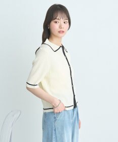 earth music&ecology リブニットカーディガン