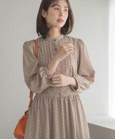 組曲 【WEB限定】ドットフロッキー ワンピース