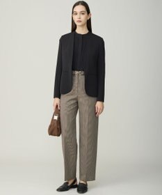 ICB L イージージョーゼット ピンタックカットソー