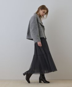 GRACE CONTINENTAL アルパカシャギージャケット