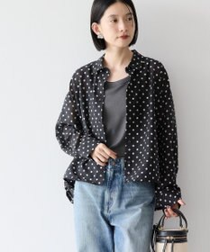 AMERICAN HOLIC ドットドロストシャツ