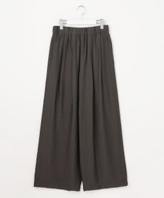 自由区 L 【SHIHOさん着用・ご好評アイテム・新色追加・セットアップ対応】エアリーツイルワイド パンツ