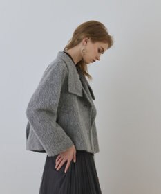 GRACE CONTINENTAL アルパカシャギージャケット