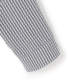 23区 L ハウンドトゥースプリント スタンドカラー ブラウス