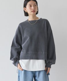 AMERICAN HOLIC ピグメントショートスウェット