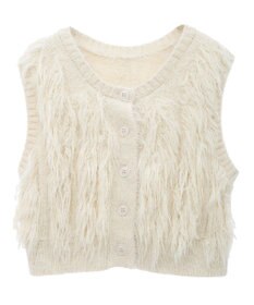 Green Parks フェザーニットベスト