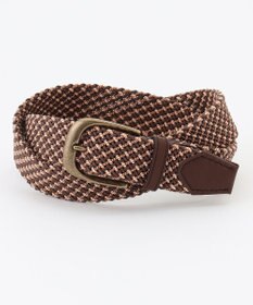 JOSEPH ABBOUD 【イタリア素材・ストレッチ・日本製】ミックスコードメッシュ ベルト