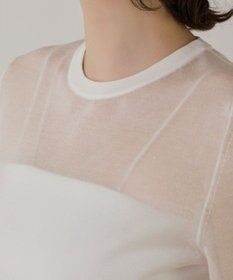 GRACE CONTINENTAL ブライトシアーニットトップ