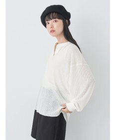 earth music&ecology シアーリブドルマンプルオーバー