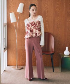 earth music&ecology センターシームフレアパンツ