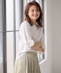 ANY 【WEB限定】シルケットスムース ツイストリーブプルオーバー