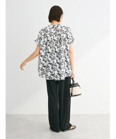 Green Parks アソート柄さらっとレーヨンブラウス