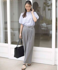 ANY SIS 【洗える】シアーストライプ ブラウス