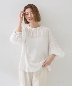 YECCA VECCA ブレードトリミングブラウス