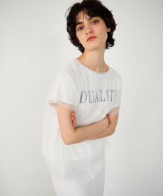 GRACE CONTINENTAL チュールレイヤードトップ