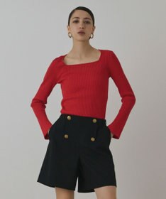 GRACE CONTINENTAL ダブルボタンショートパンツ