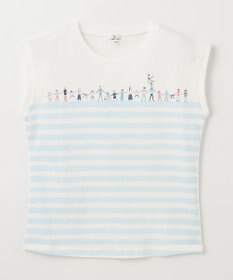 組曲 KIDS 【150-160㎝】【UVケア】グリーンバンド Tシャツ