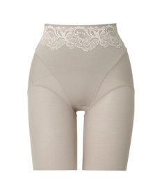 BRADELIS New York 【BRADELIS NewYork peace】綿混ハイブリッド・デイリーガードル24 お腹から太ももまでをスッキリ整える補正ガードル