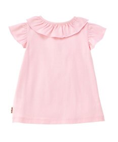 MIKI HOUSE HOT BISCUITS 【70-110cm】 天竺素材 フリル 半袖Tシャツ