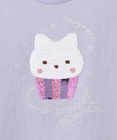 ANY KIDS 【綿100%】ドロップショルダーミラクルスパンコールTシャツ