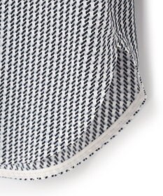 23区 L ハウンドトゥースプリント スタンドカラー ブラウス