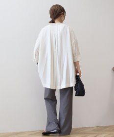 AMERICAN HOLIC 【WEB限定】接触冷感バンドカラーシャツチュニック