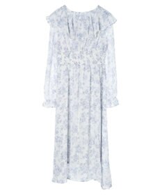 earth music&ecology 隠れバンビ花柄ワンピース