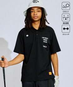 PW CIRCULUS 【UV遮蔽率90% UVカット / 速乾 / ストレッチ】【MEN】NEW ベーシックポロ ゴルフ