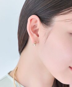 Phoebe 【痛くないシリーズ/金属アレルギー対応】ドロップパールライトフィットイヤリング　ゴールド