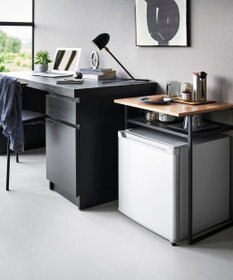 tower 引き出し付き冷蔵庫上ラック タワー 45L用 ブラック