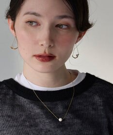 Phoebe 【金属アレルギー対応】ワントップパールネックレス　ゴールド/サージカルステンレス