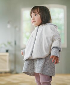 組曲 KIDS 【90㎝】あったかリバーシブルマント