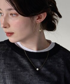 Phoebe 【金属アレルギー対応】ワントップパールネックレス　ゴールド/サージカルステンレス