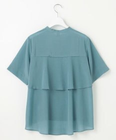 J.PRESS LADIES 【WEB限定カラーあり・洗える・速乾・接触冷感】リライムライトローン バックフリル ブラウス