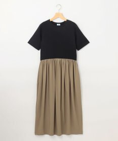 組曲 【WEB限定】コンビネーションコクーンワンピース