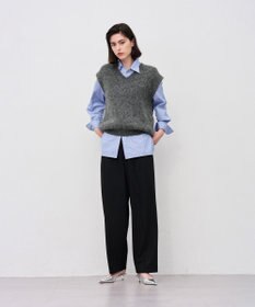 uncrave アルパカファーニット Vネックベスト