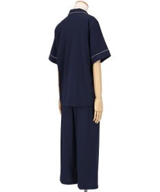 ワコール／睡眠科学 パジャマ 5分袖 半袖 8分丈 綿100%(本体) 天竺素材 メンズ YGT151 睡眠科学／ワコール