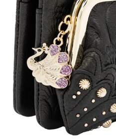ANNA SUI ピーコック 二つ折り口金財布